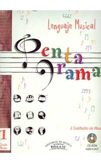 amat (custodio j.)- pentagrama v.1 grado medio (castellano) (+cd)
