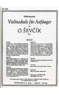 sevcik o. - escuela de principiantes v.3 - op.6
