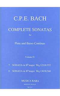 bach c.p.e. - sonatas vº6 (7 sib m wq 125/h.552)(8 sib m wq130/h.560)