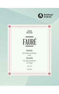 faure g. - sonata la m - op.13