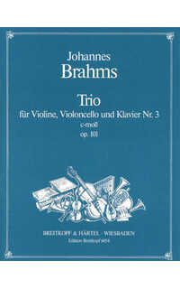 brahms j. - trio nº2 do m (sc+pt) v/vcp - op.101