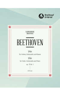 beethoven l.v. - trio re m (sc+pt) v/vcp - op.70 nº1