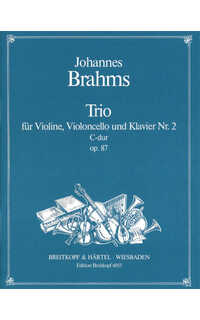 brahms j. - trio nº2 do m (sc+pt) v/vcp - op.87