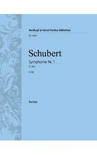 schubert f. - sinfonia nº1 do m d82 general y partes