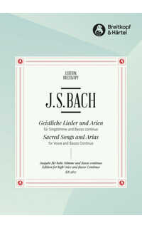 bach j.s. - arias y lieder bwv 439-507, 508,509,511-517,519-523 voz baja