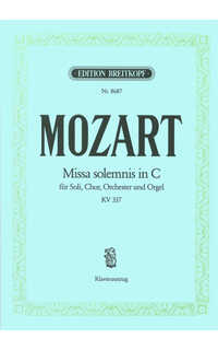 mozart w.a. - misa do m - kv.337