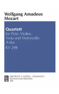 mozart w.a. - cuarteto la m kv 298 (fl/v/va/vc)