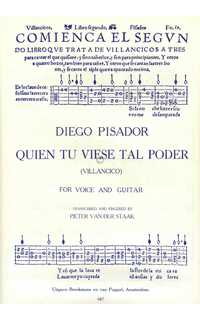 pisador d. - quien tu viese tal poder (villanesca)