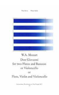 mozart w.a. - don giovanni - 2fl/fg(vc) o fl/v/vc