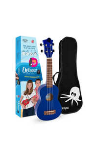 ukelele soprano - octopus uk-205dbs azul marino
