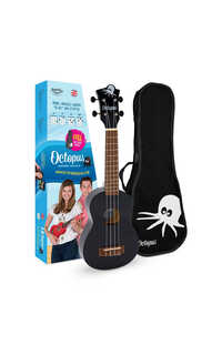 ukelele soprano - octopus uk-205bks negro