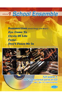album - school ensemble v. 1 +cd partitura y partes