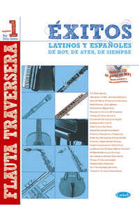 sierra- exitos latinos y españoles v.1 +cd flauta travesera