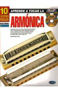 gelling p.- aprende a tocar la armonica 10 lecciones faciles (cd+dvd)