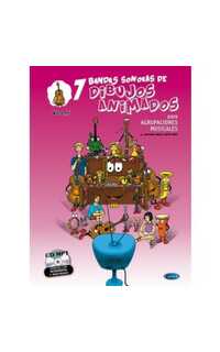 album - dibujos animados (bandas sonoras) violas +cd mp3 (agrupaciones mus.)