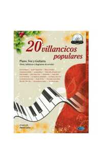 album - villancicos populares (20)(pgv) (tablatura) + cd+ mp3 y extras