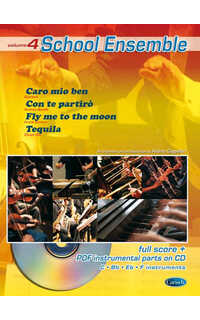 album - school ensemble v. 4 +cd partitura y partes