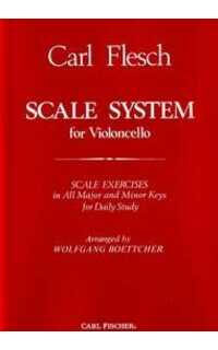 flesch c. - sistema de la escala - cello descatalogado