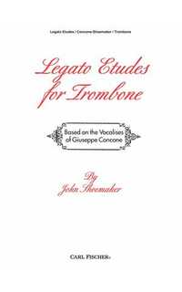 shoemaker - estudios de legato basado en concone trombon