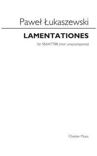 lukaszewski p. - lamentationes ssaattbb