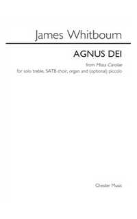 whitbourn j. - agnus dei coro satb organo y piccolo