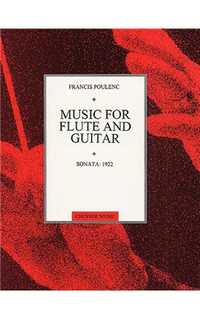 poulenc f. - sonata (1922) flauta y guitarra
