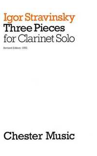 stravinsky i. - piezas (3) - clarinete