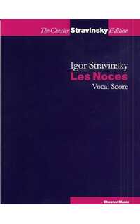 stravinsky i. - noces (vocal score) frances y ruso