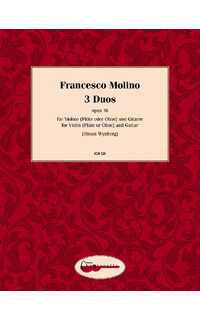 molino f. - duos (3) fl(v,ob)/g - op.16