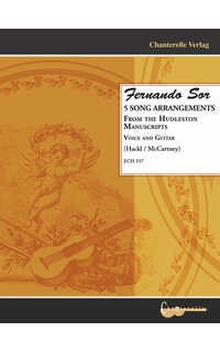 sor f. - song arrangements (5) (voz/gui)