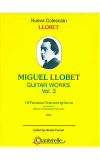 llobet m. - obra guitarra v.3 (10 famosas transcripciones)