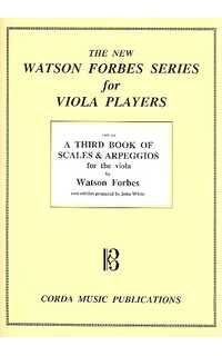 forbes w. - a third book os scales and arpeggios for viola