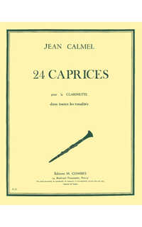 calmel j. - caprichos (24) para todos los clarinetes