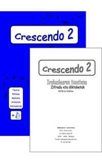 de prado atxutegi m. - crescendo 2 profesor (euskera) +cd hizkuntz musikala