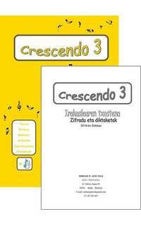 de prado atxutegi m. - crescendo 3 profesor (euskera) +cd hizkuntz musikala