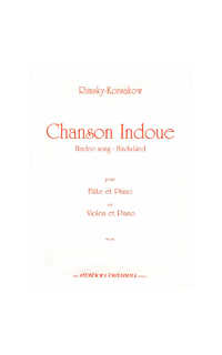 rimsky korsakov n. - cancion india flauta o violin y piano -