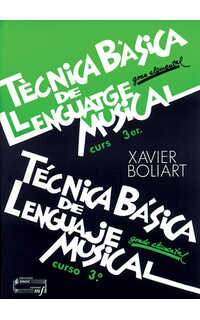 boliart x. - tecnica basica lenguaje musical curso 3 -(castellano-catalan)
