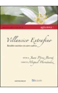 juan pérez berná - ars gallaeciae musicae. villancico extrafino.retablo escénico..