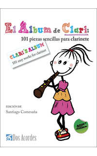 santiago comesaña - el álbum de clari: 101 piezas sencillas para clarinete (audio mp3)