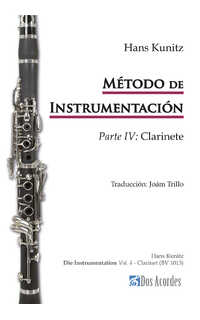 hans kunitz - método de instrumentación: parte iv (clarinete)