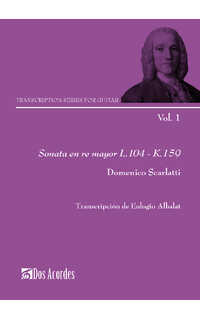 scarlatti d. - sonata re m l.104-k.159 guitarra trans.albalat