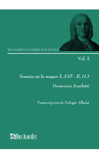 scarlatti d. - sonata la m l.345 k.113 guitarra trans.albalat