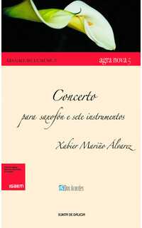 mariño x. - concierto saxofon sib y 7 instrumentos (par+pt)
