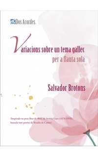 brotons s. - variacions sobre un tema gallec per a flauta sola