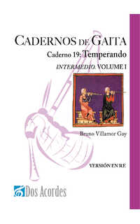 bruno villamor gay - caderno 19: \"temperando\"- intermedio. volume i (versión en re