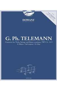 telemann g.p. - concierto sol m (+cd) (va) -