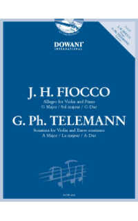 fiocco/telemann - allegro sol m y sonatina nº1 la m (+cd) (v) -