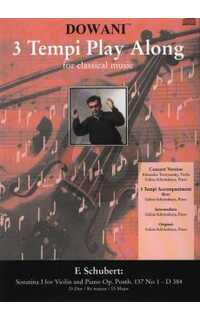 schubert f. - sonatina nº1 re m (d.384) (+cd) (v) - op.pos. 137 nº1 ( caja )