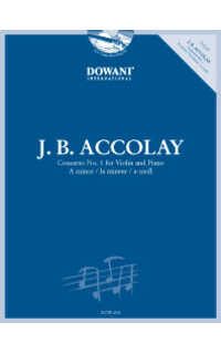 accolay j.b. - concierto nº1 la m (+cd) (v / p)