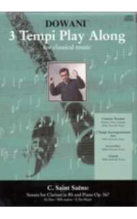 saint saens c. - sonata (+cd) (cl) - op.167 ( caja )
